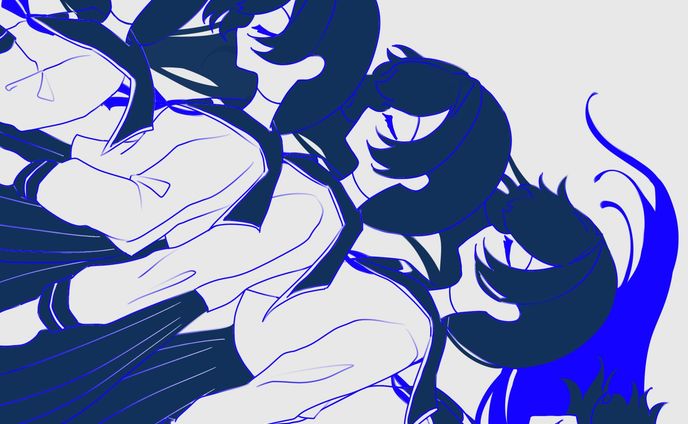 奈良瀬/【ファンデーション】 mv用アニメーション、ジャケット