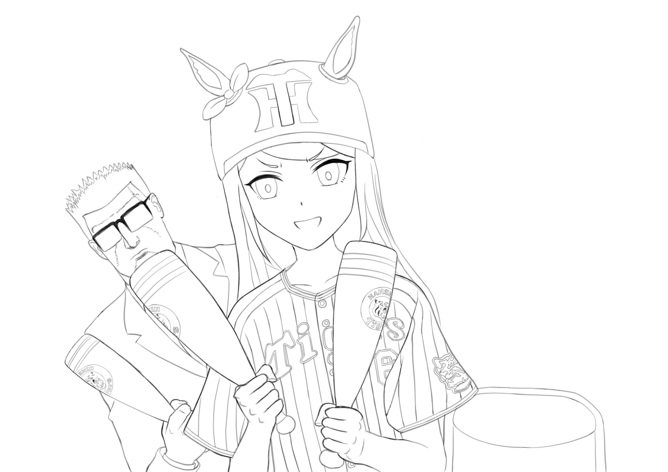 線画/Lineart-1