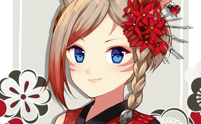 依頼絵+ラフ