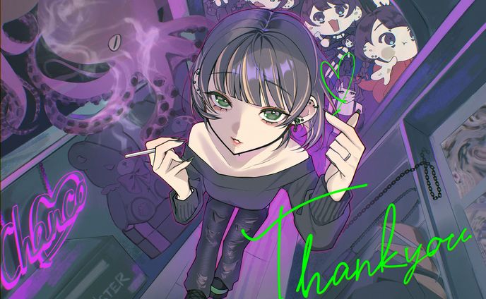 1枚絵（背景あり）