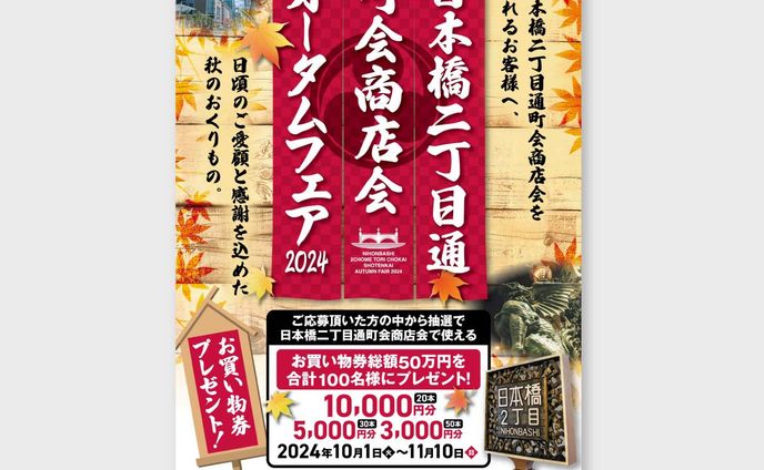 【カードタイプチラシ】商店街イベント