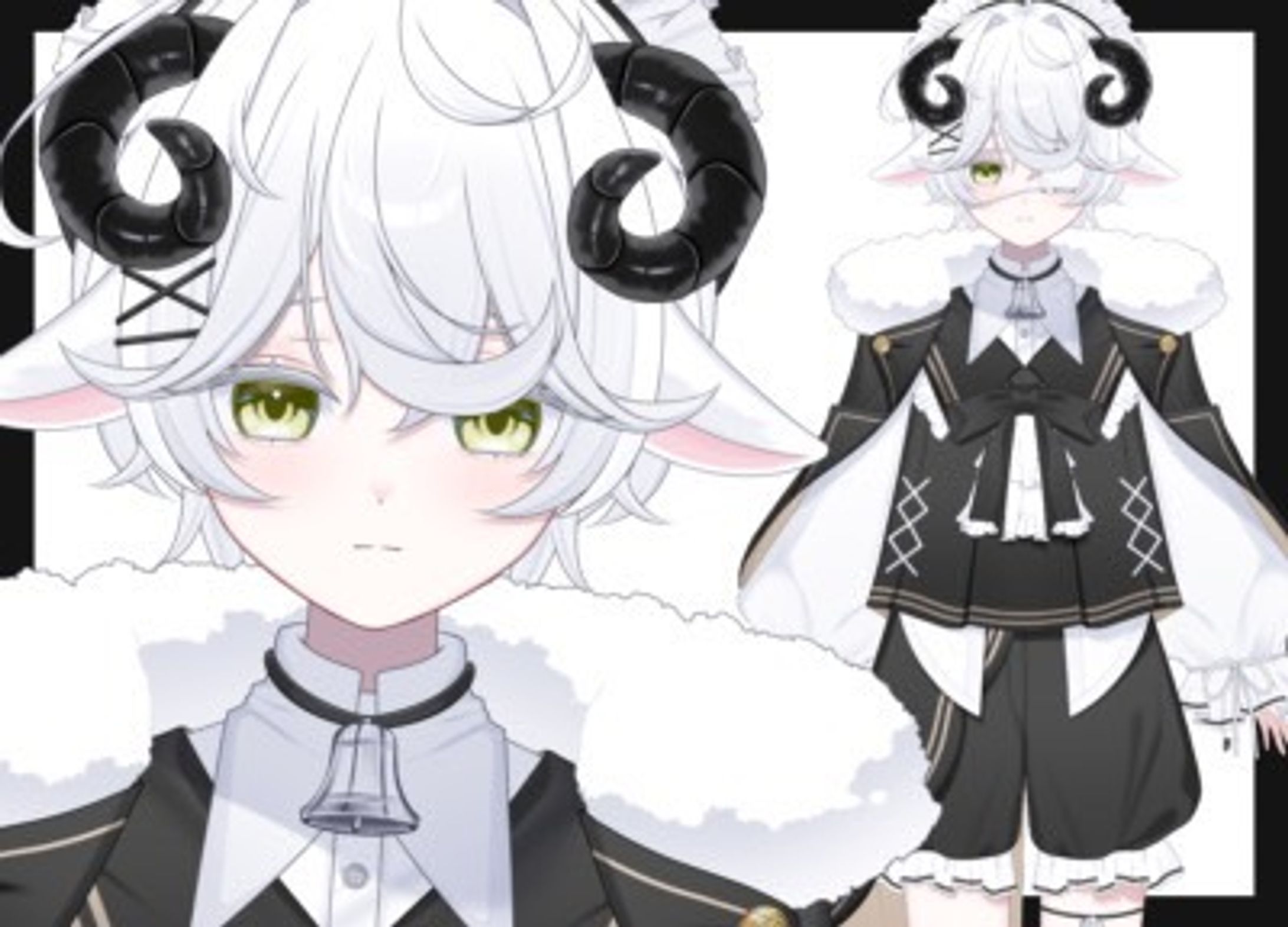 貴族の羊の子/パーツ分けイラスト-1