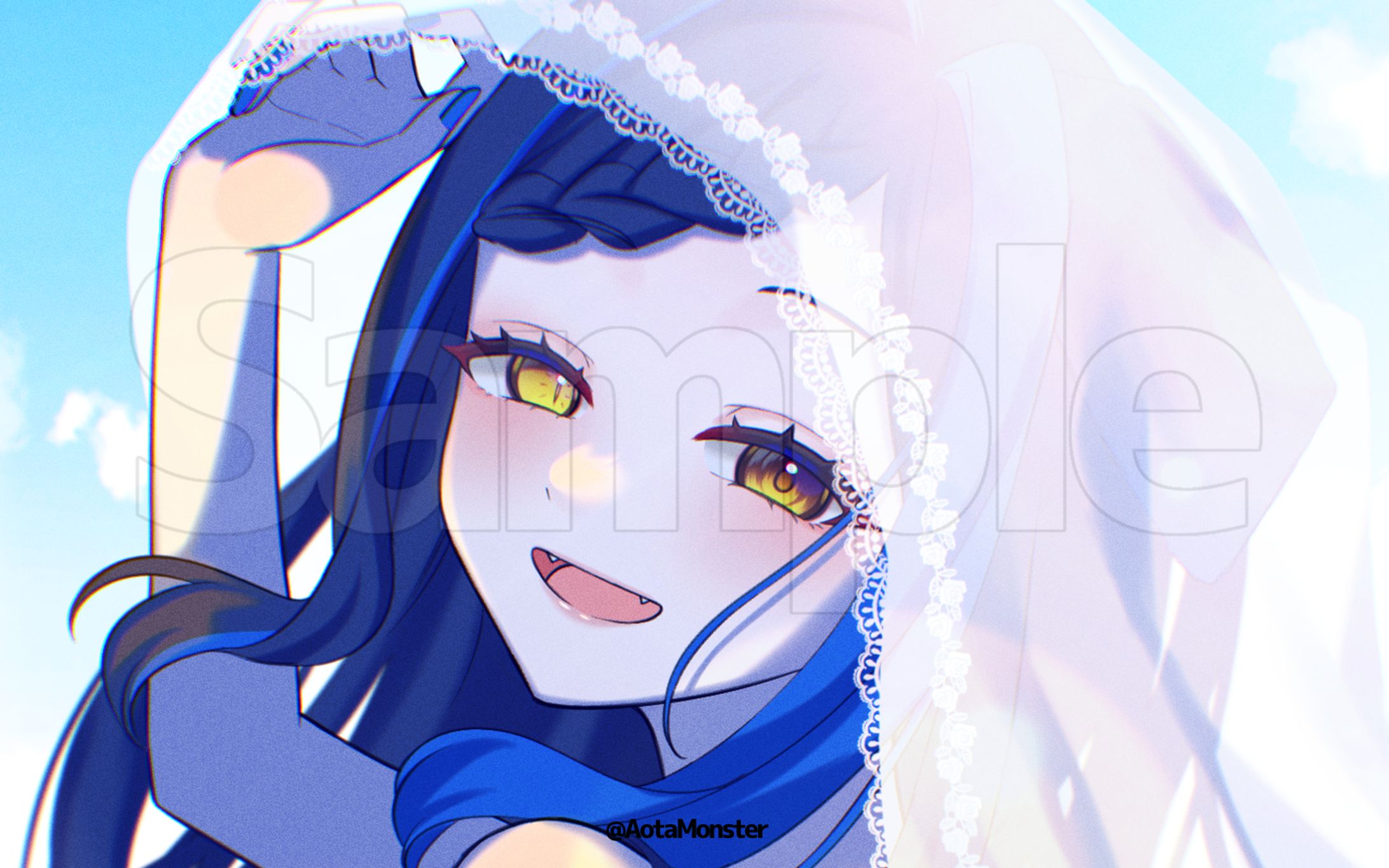 蒼田なな　一枚絵-1