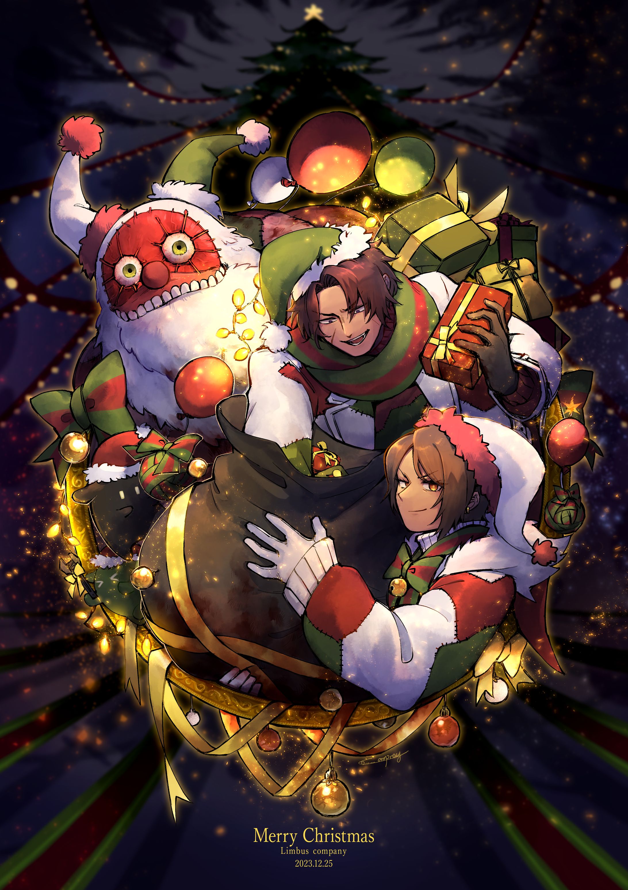 クリスマスイラスト【Limbus Company】-1