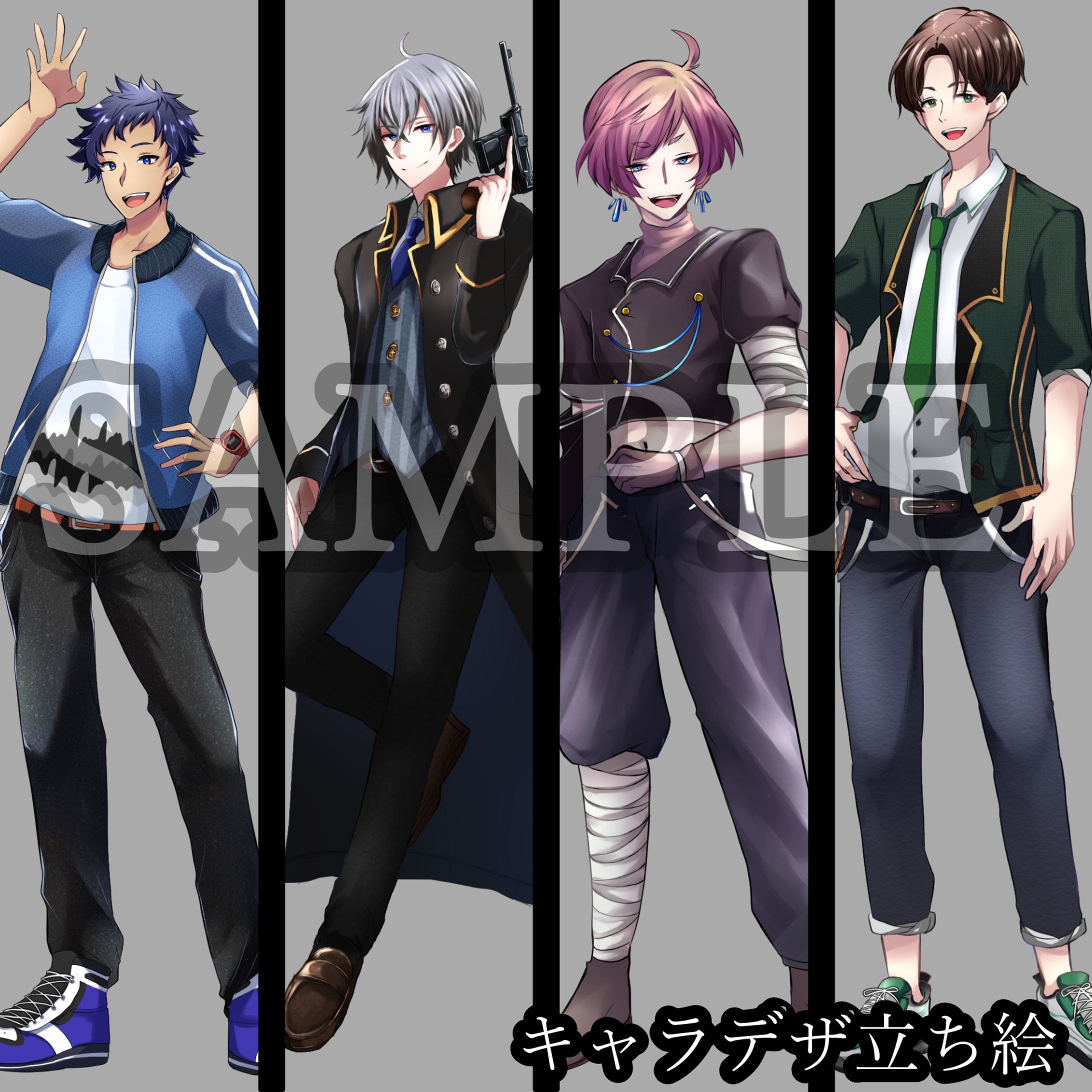 キャラクターデザイン立ち絵実績まとめ-1