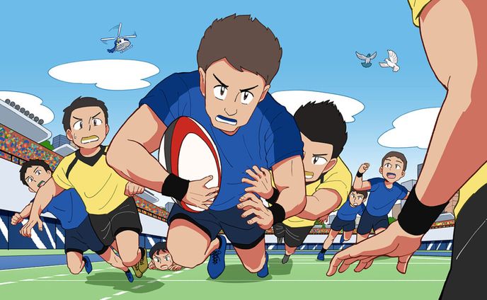 日本経済新聞まちがいさがし　ラグビー