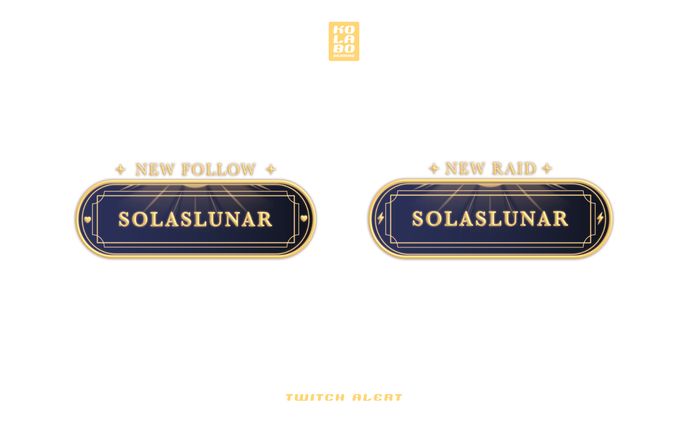 Twitch Alerts / SolasLunar
