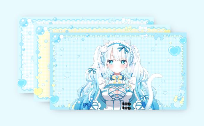 夏宮らむね様 / BACKGROUND IMAGE DESIGN