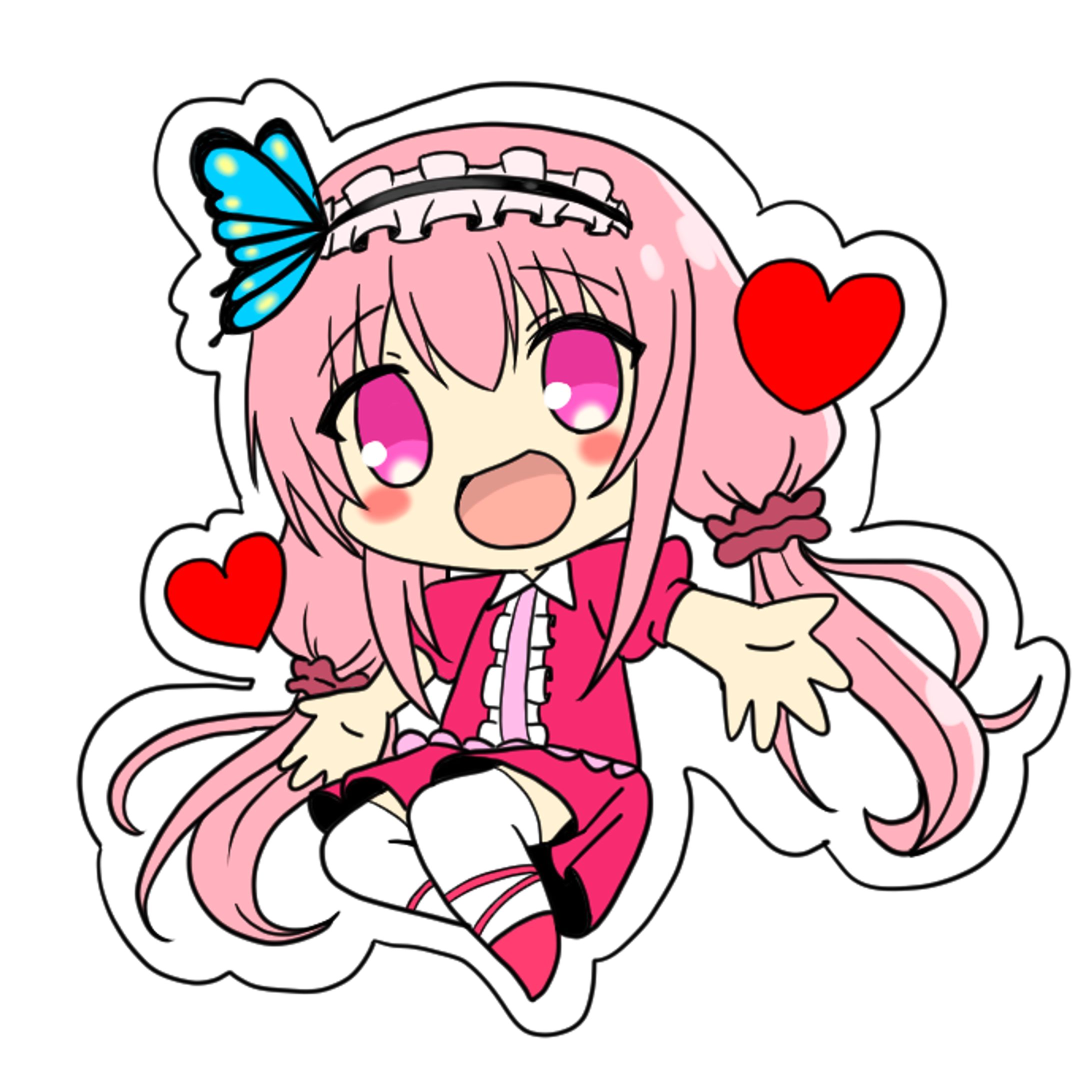アクリルキーホルダーデザイン(フラワーナイトガール)-1