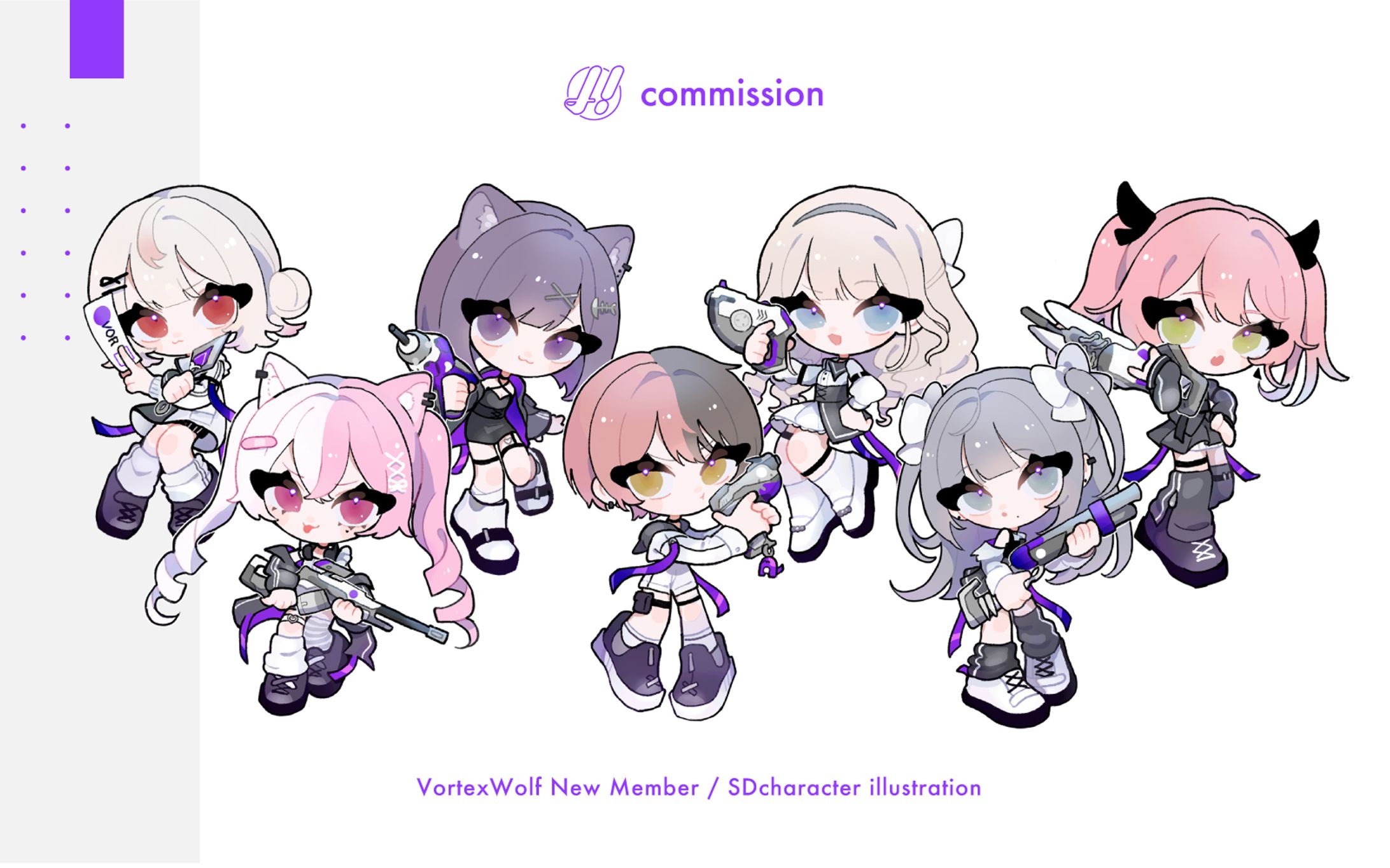 VortexWolf New Member / デフォルメイラスト-1