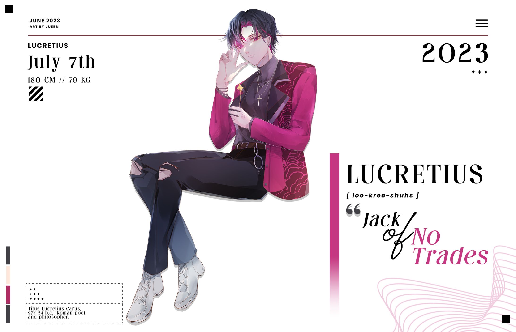 Lucretius Character profile-1