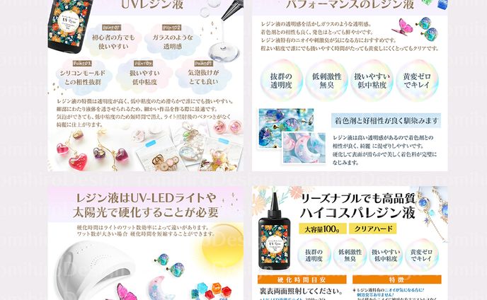 商品画像作成 / UVレジン/ 楽天市場