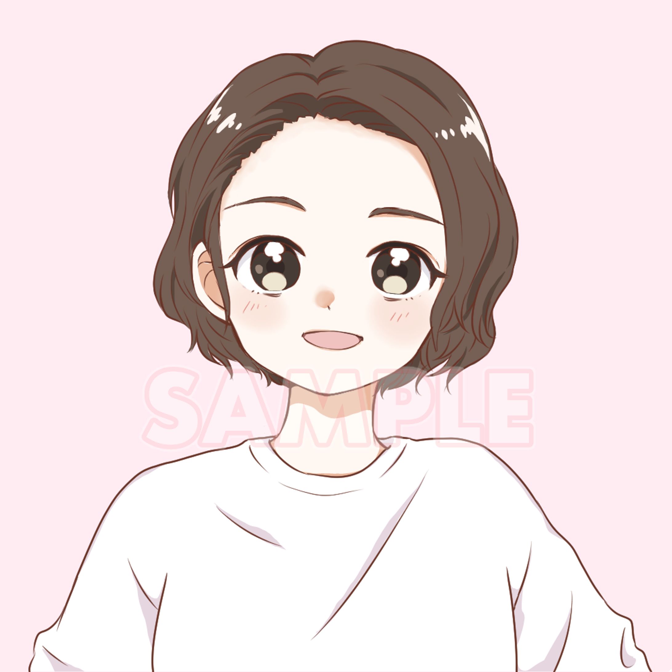 【仕事実績】似顔絵アイコン-1