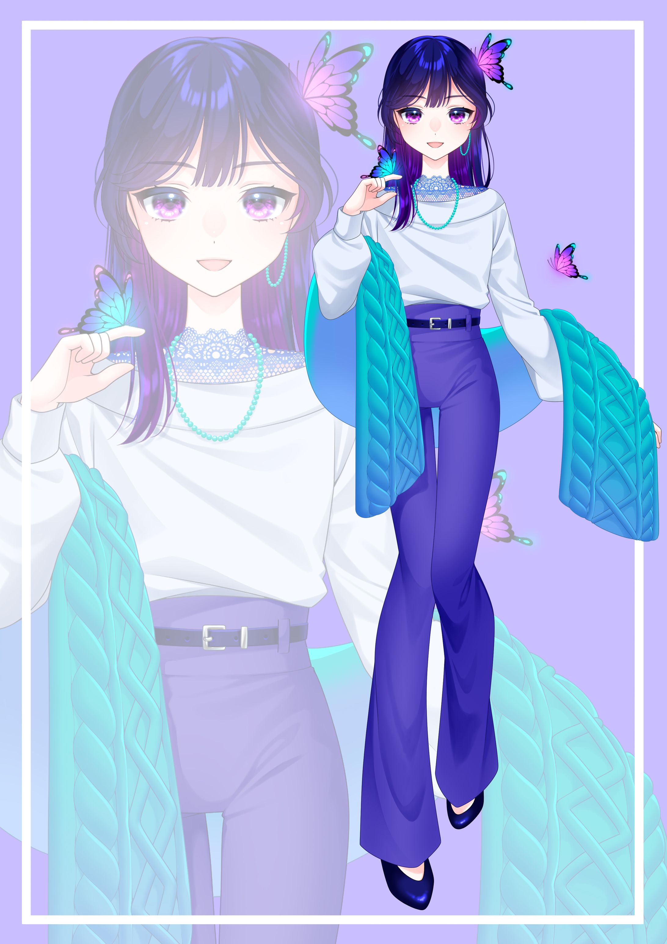 【IRIAM立ち絵】蝶月はよ様　立ち絵-1