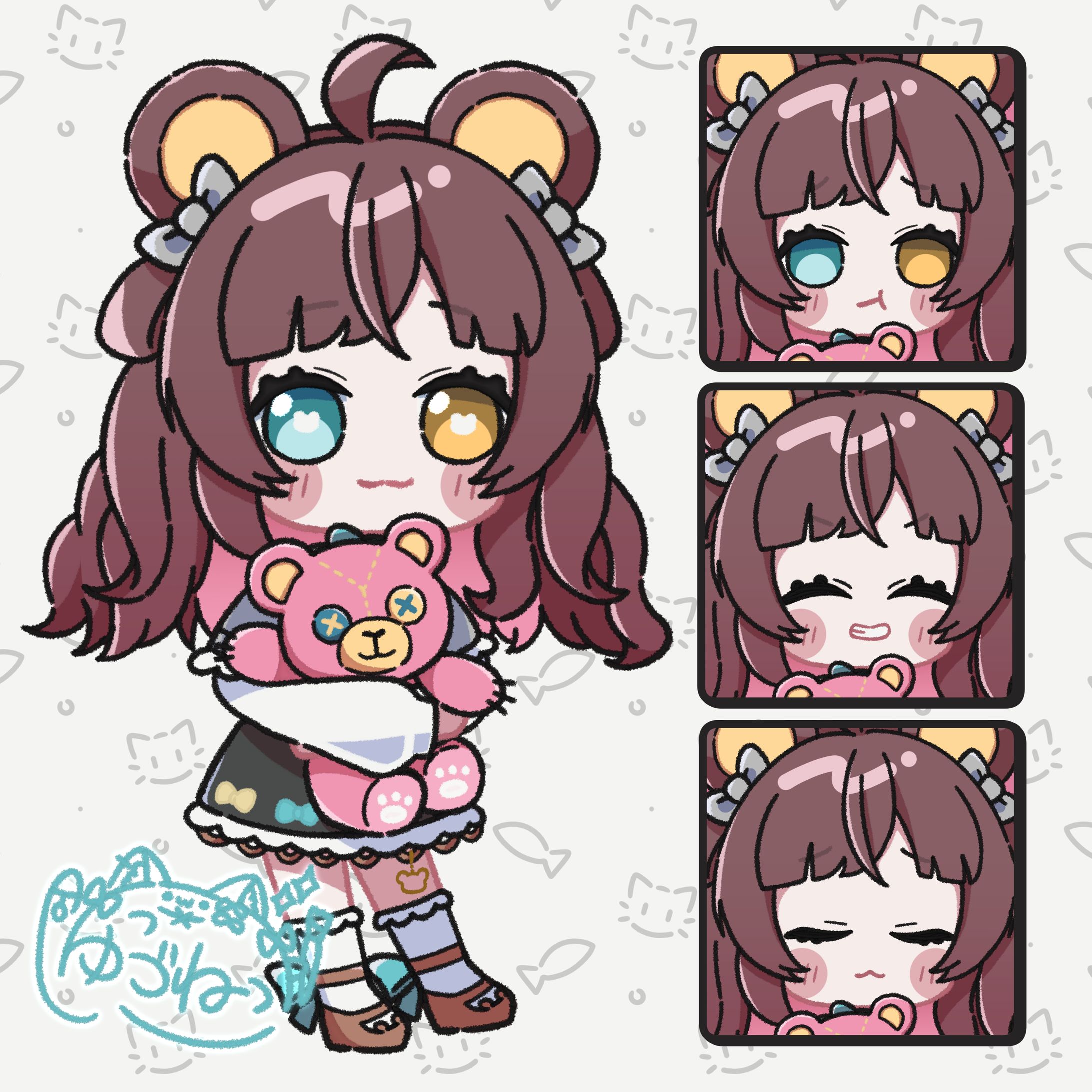 カノン・ベアヴィル様｜デフォルメ立ち絵-1