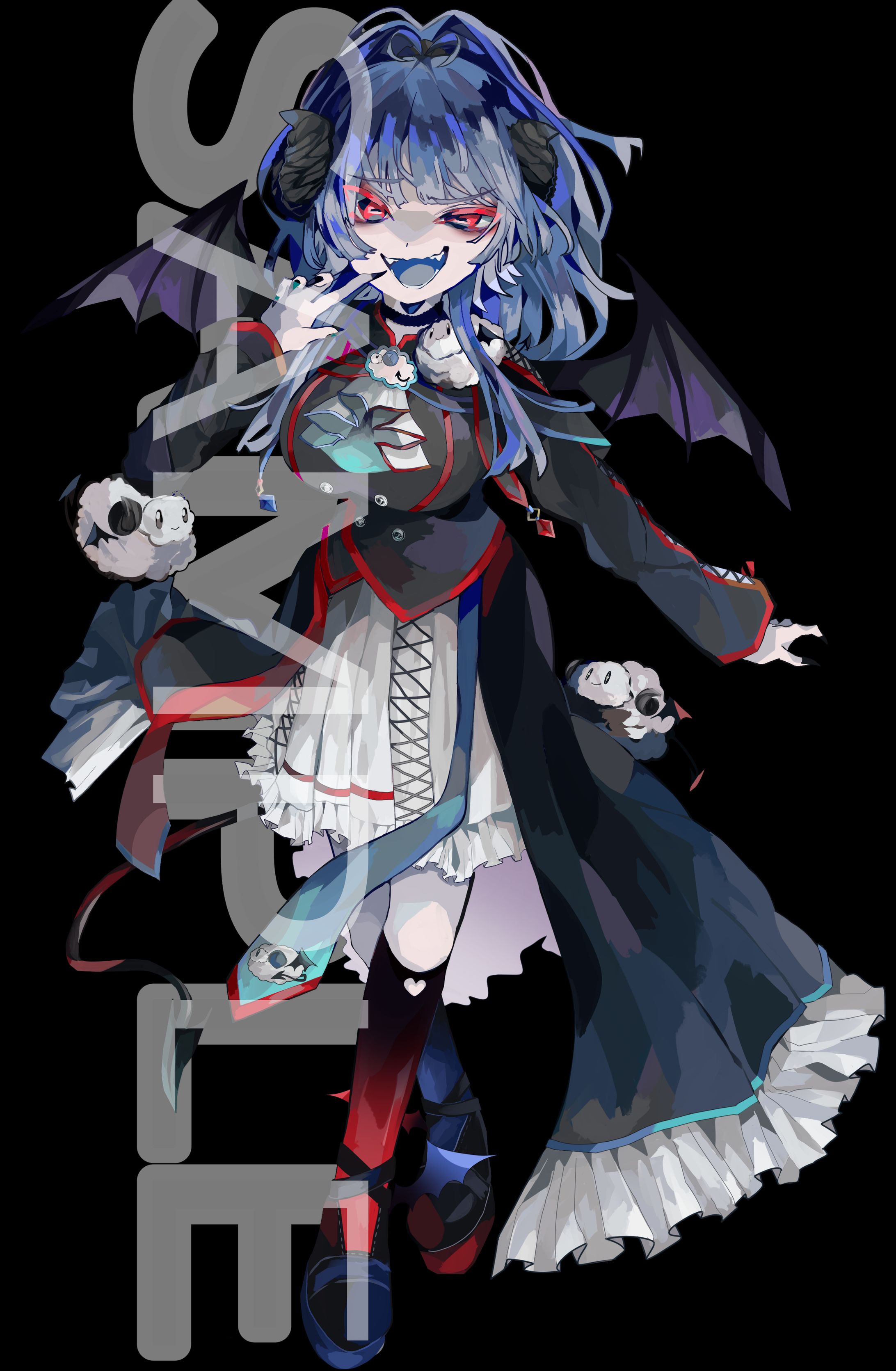 【有償依頼】烏滸様Live2Dパーツ分け/キービジュアル-1