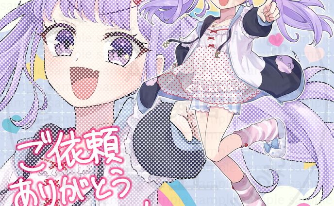 【ご依頼】夢乃ねる様 キービジュアル風立ち絵