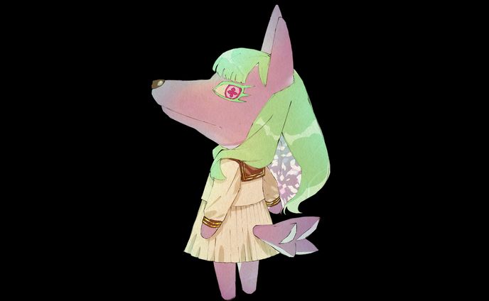 【SD】どうぶつの森風の女子高生