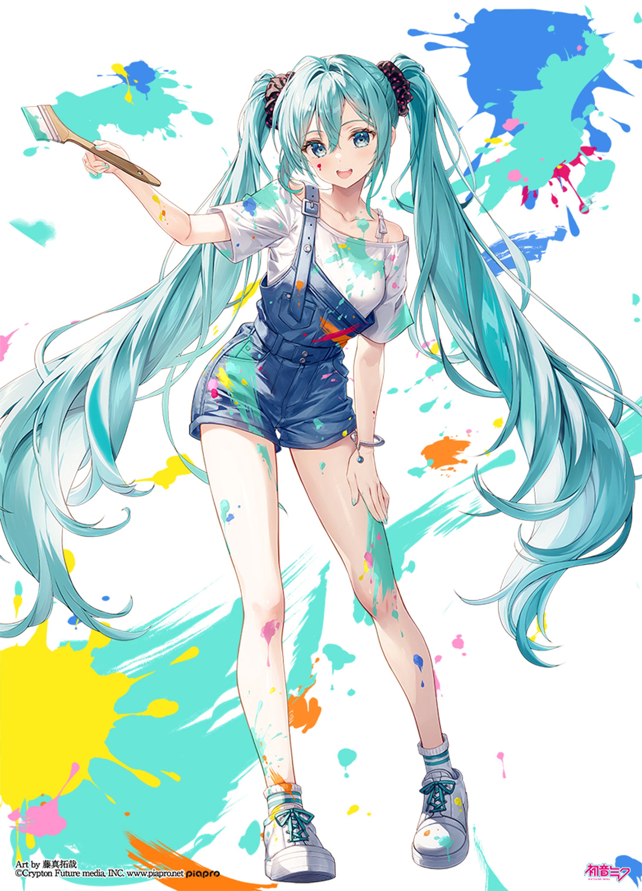 オーバーオールペイントミクさん-1