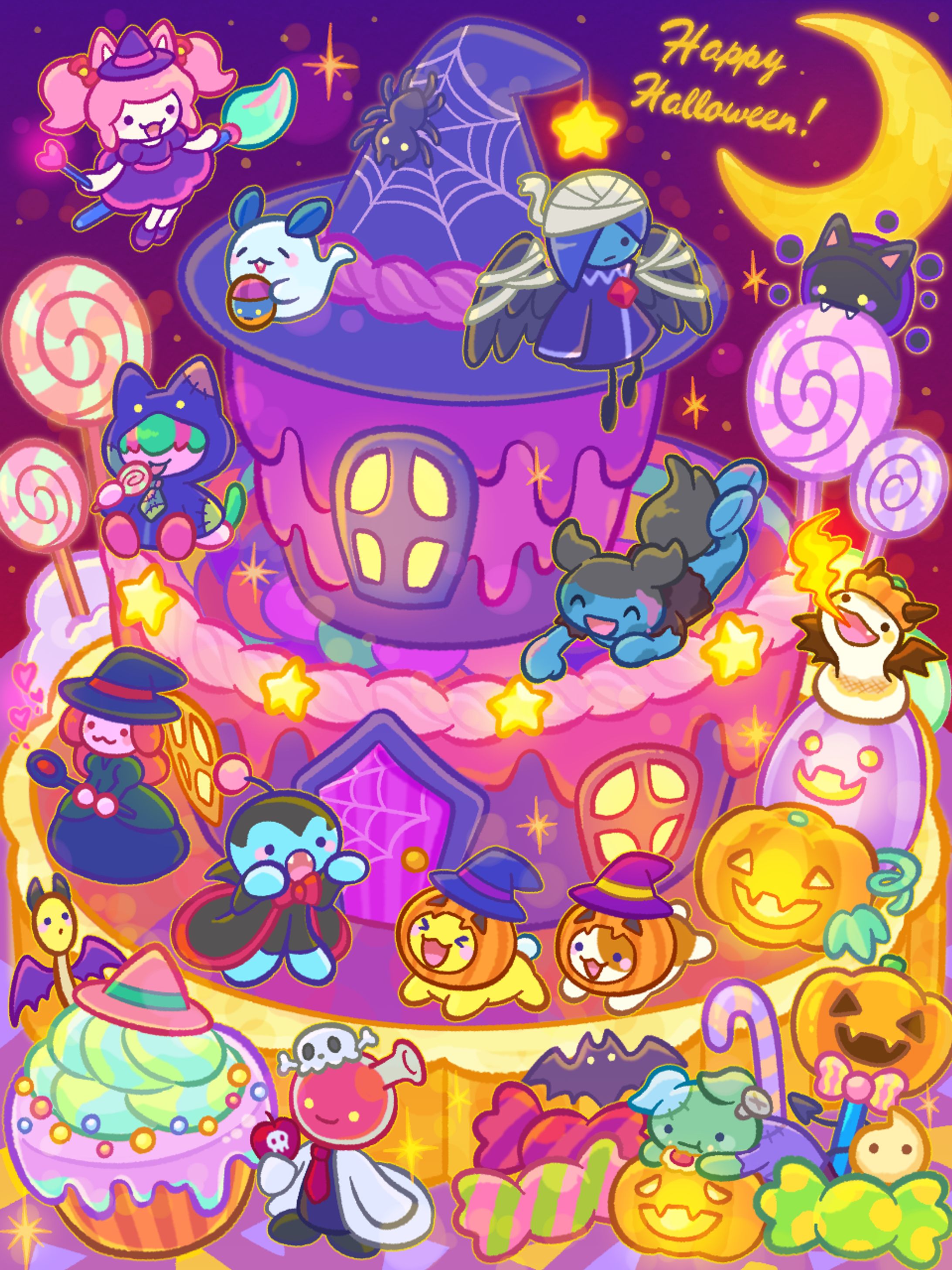 ことだま日記2022ハロウィンイラスト-1
