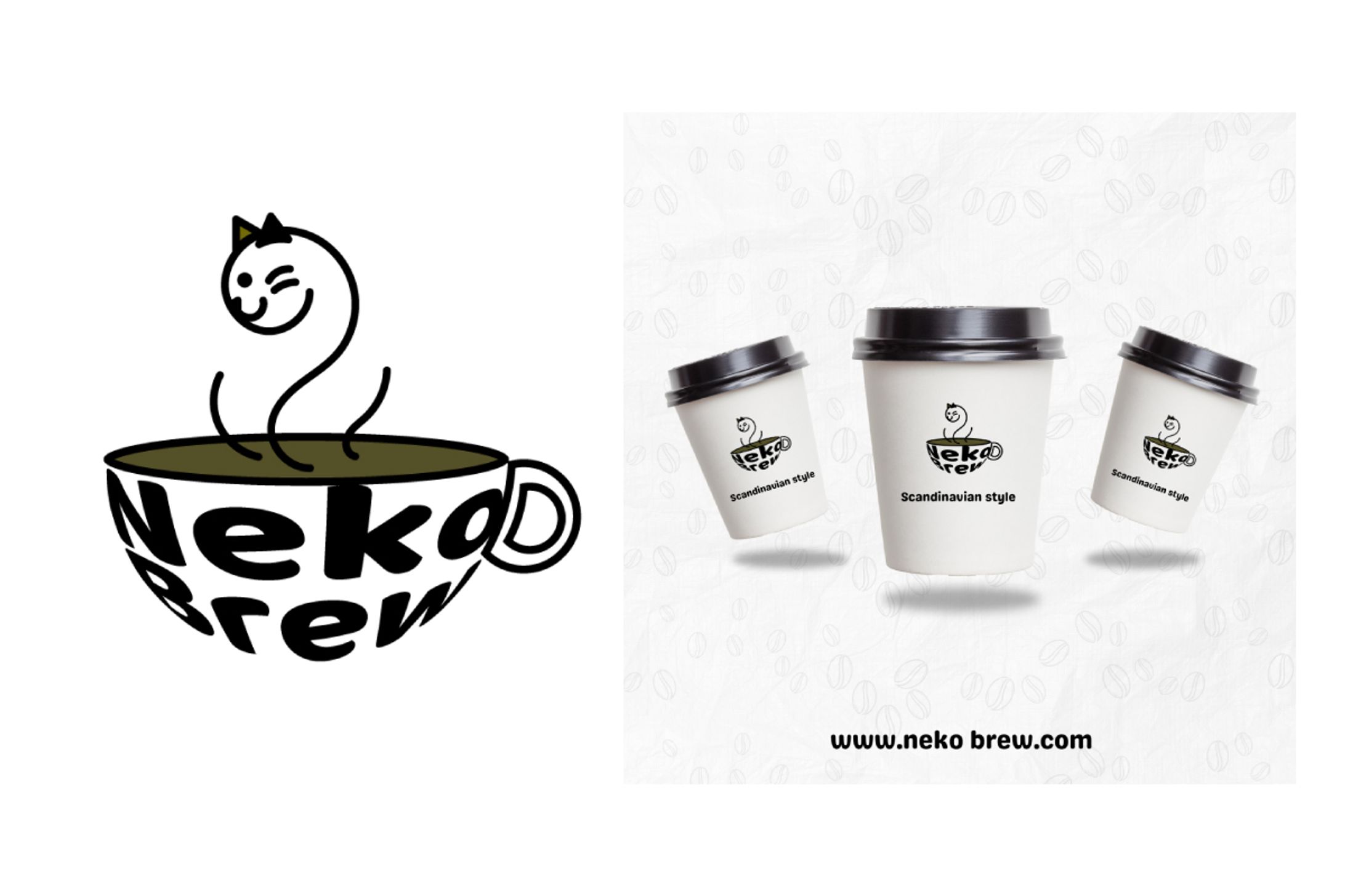 猫カフェ「Neko Brew 」ロゴ-1