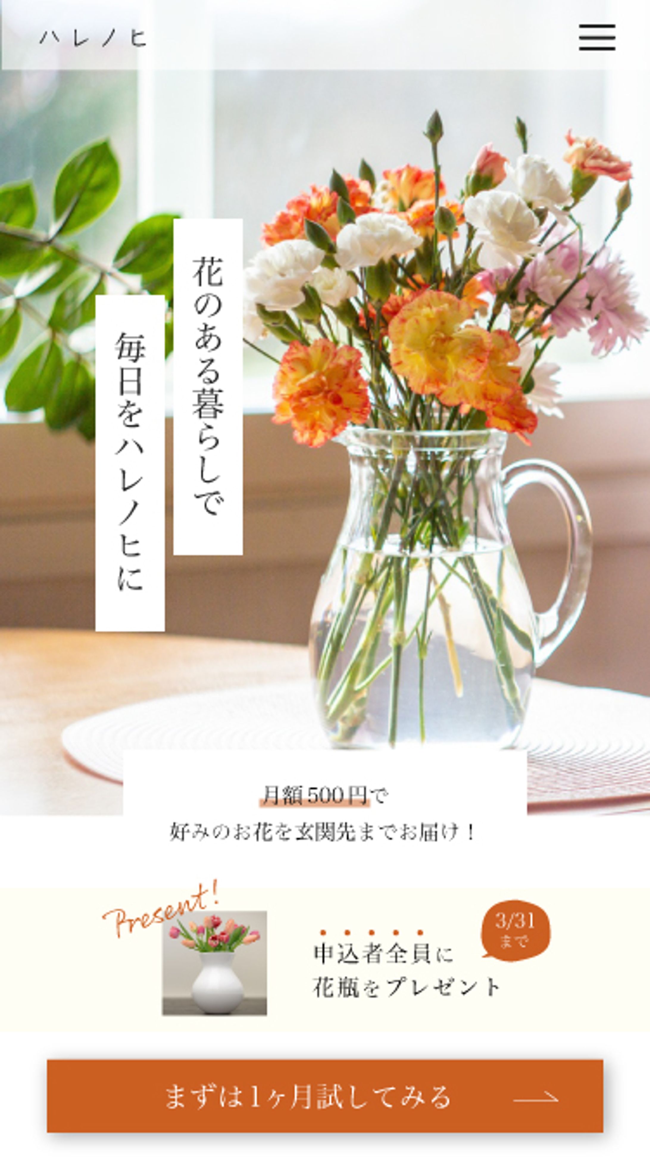 花の定期便ファーストビュー-1