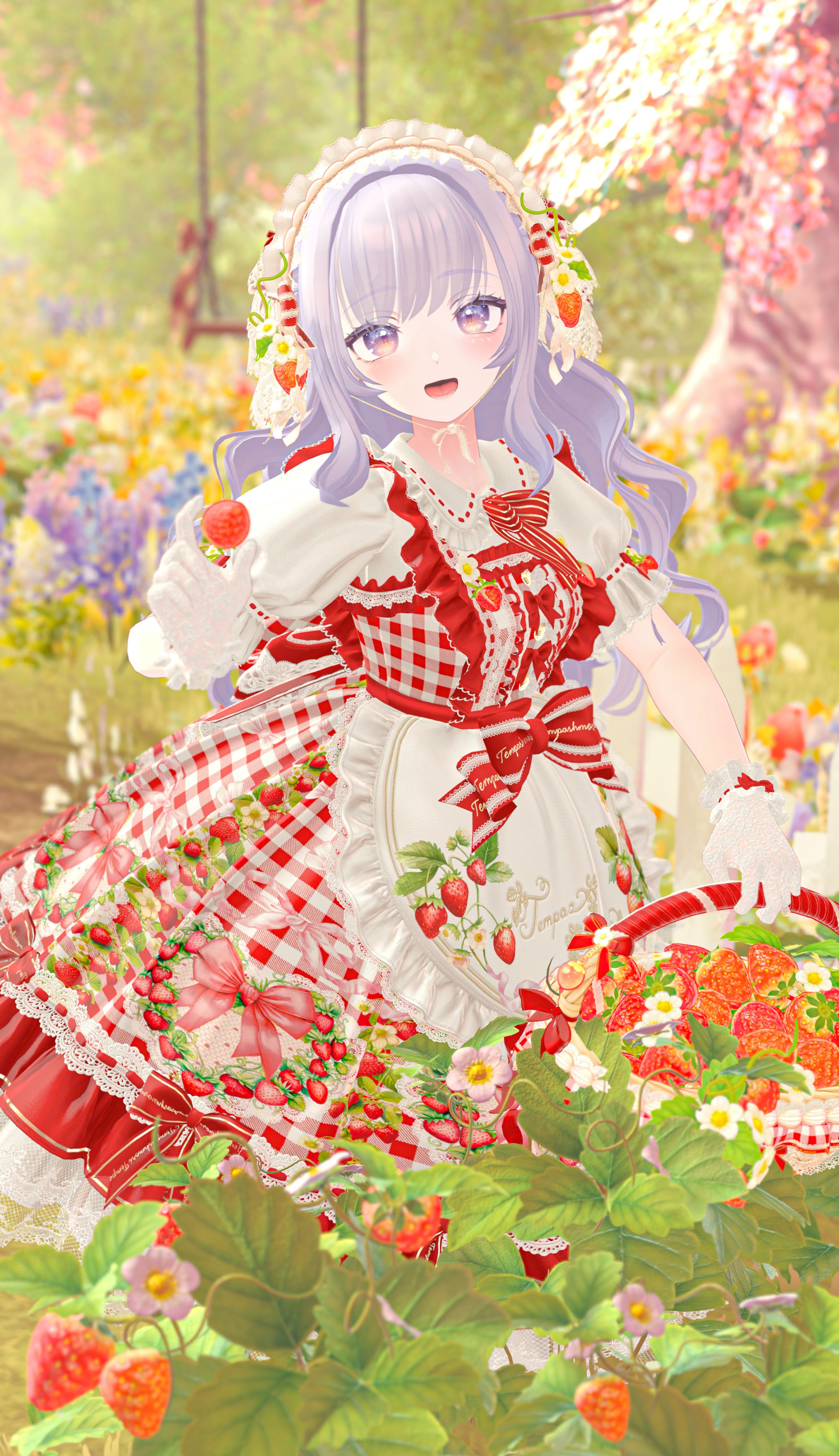 テスター/いちごのピクニックセット-Strawberry Picnic Set　おもちやさん様-1