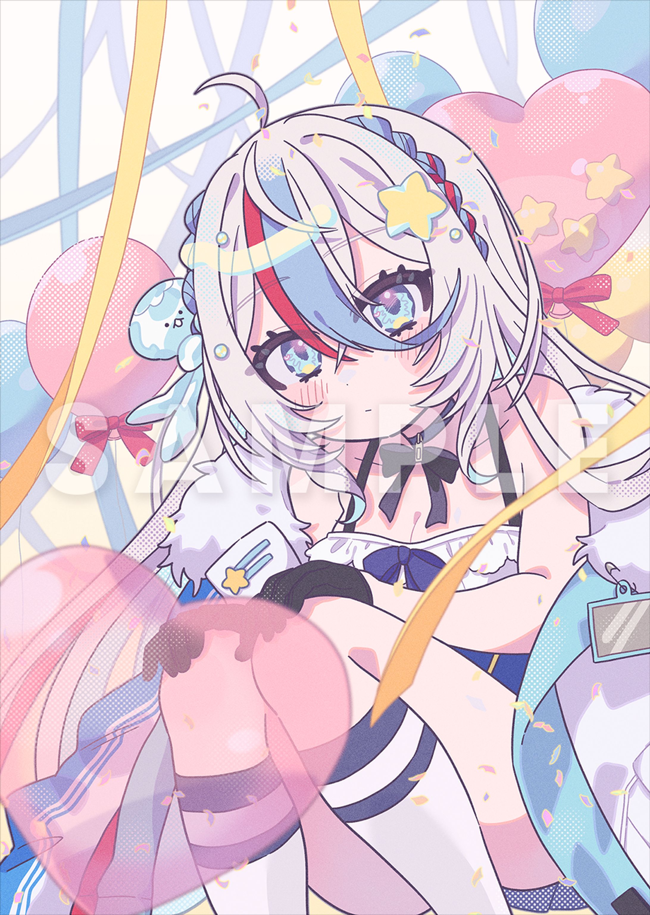 ぷりずむあっぷ所属 泡形ヒメイ様 グッズイラスト-1