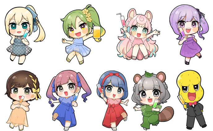 動画使用SDキャラクターイラスト