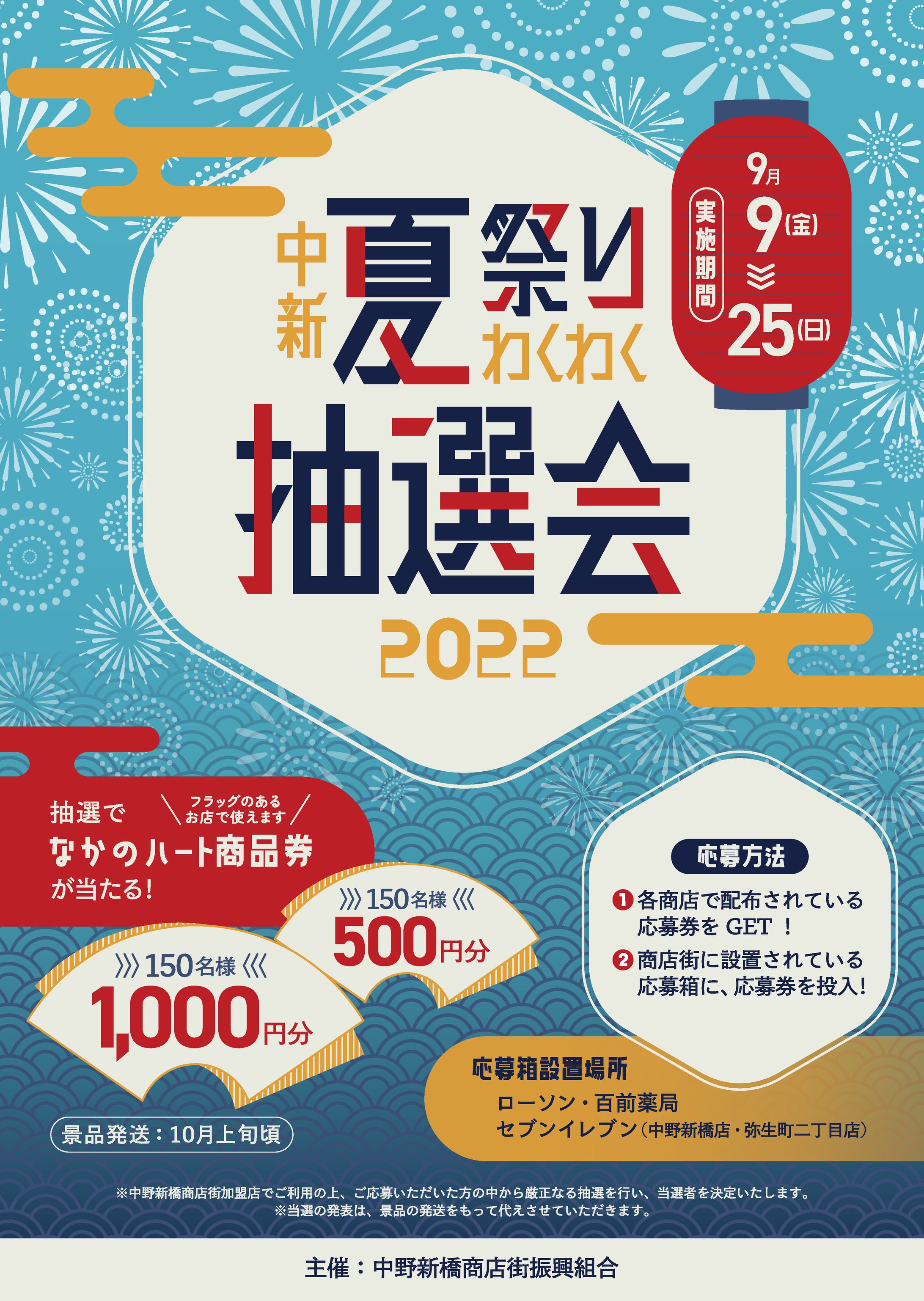 夏祭り抽選会 / A3ポスター-1