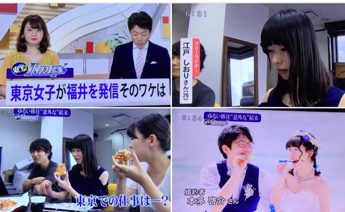 福井テレビ「プライムニュース」内「東京インデックス」