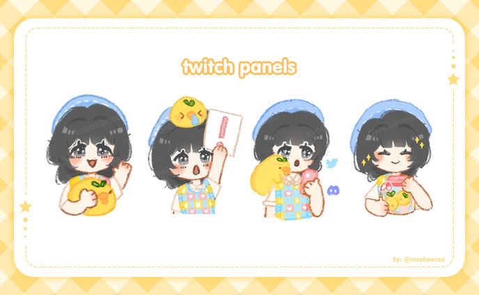 twitch panels for moebeansu