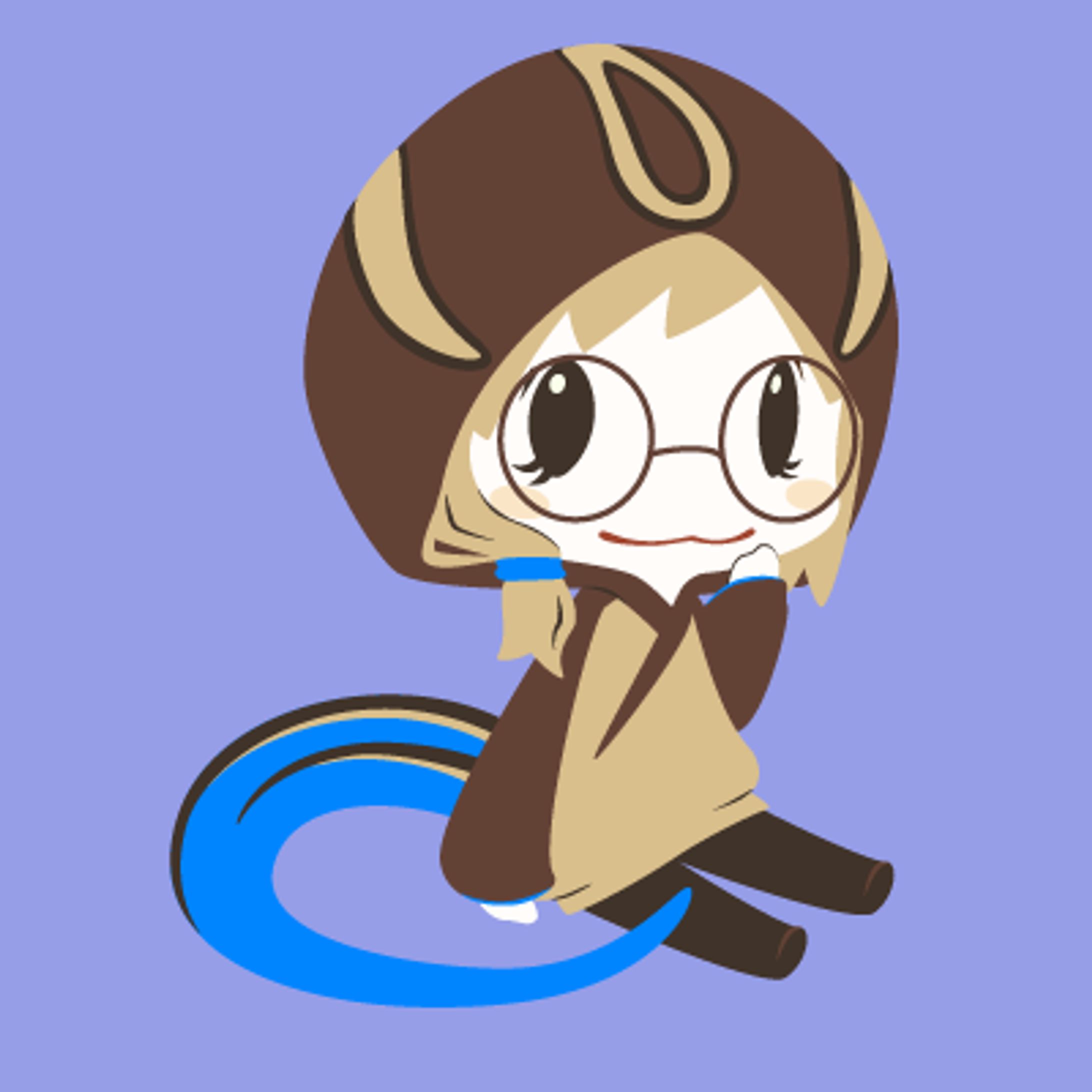 ニホントカゲの擬人化アイコン-1