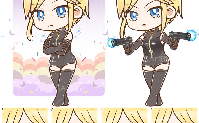 ご依頼◆ミニキャラクター作画 