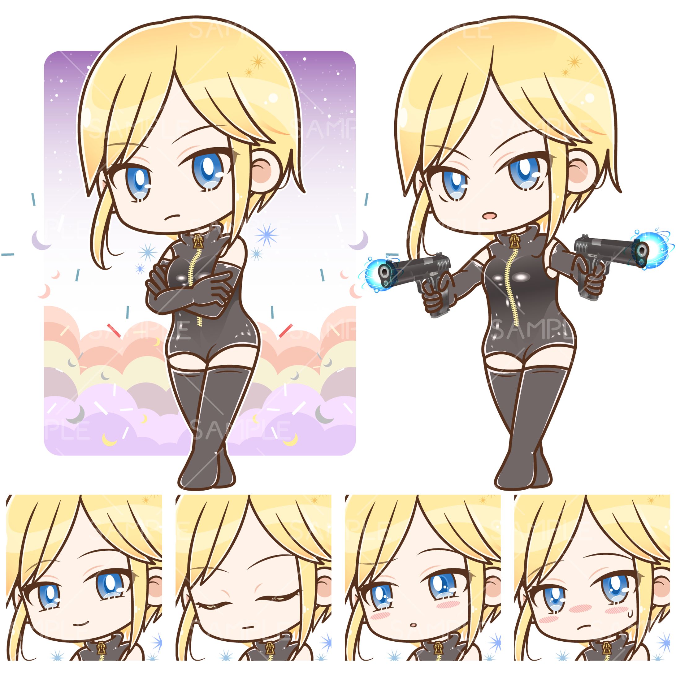 ご依頼◆ミニキャラクター作画 -1