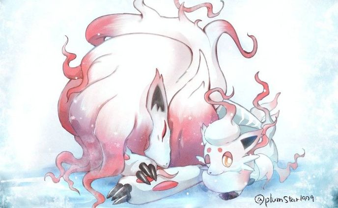 Zoroark&Zorua(fanart)