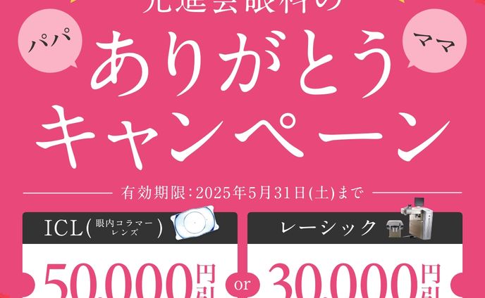 父さん母さんありがとうキャンペーンバナー
