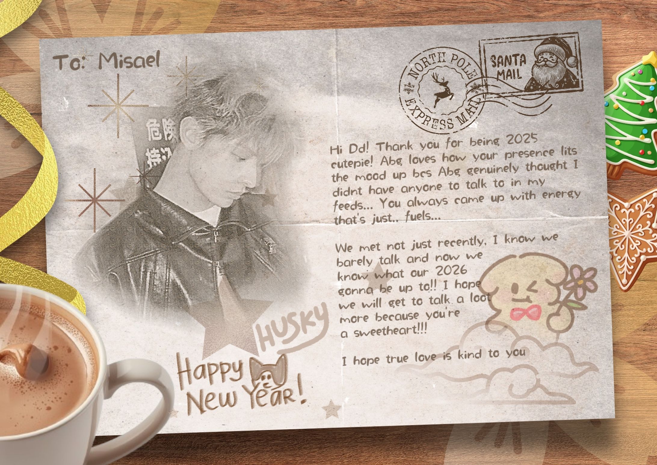 CHRISTMAS + NEW YEAR GREETING CARD -1