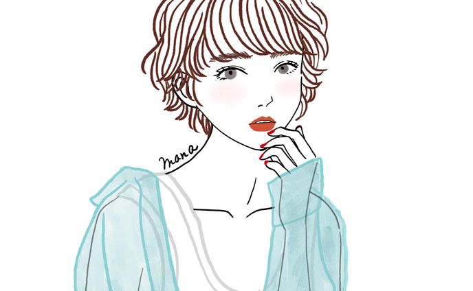 ショートヘアの女性