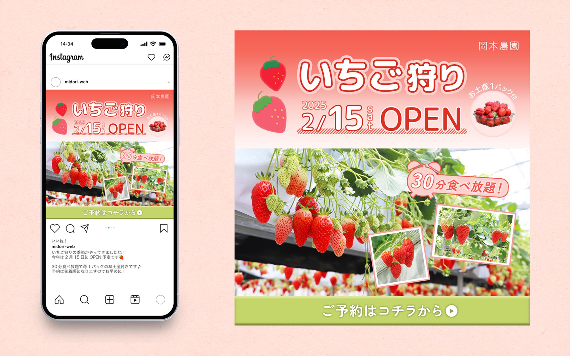 【バナー】いちご狩り-1