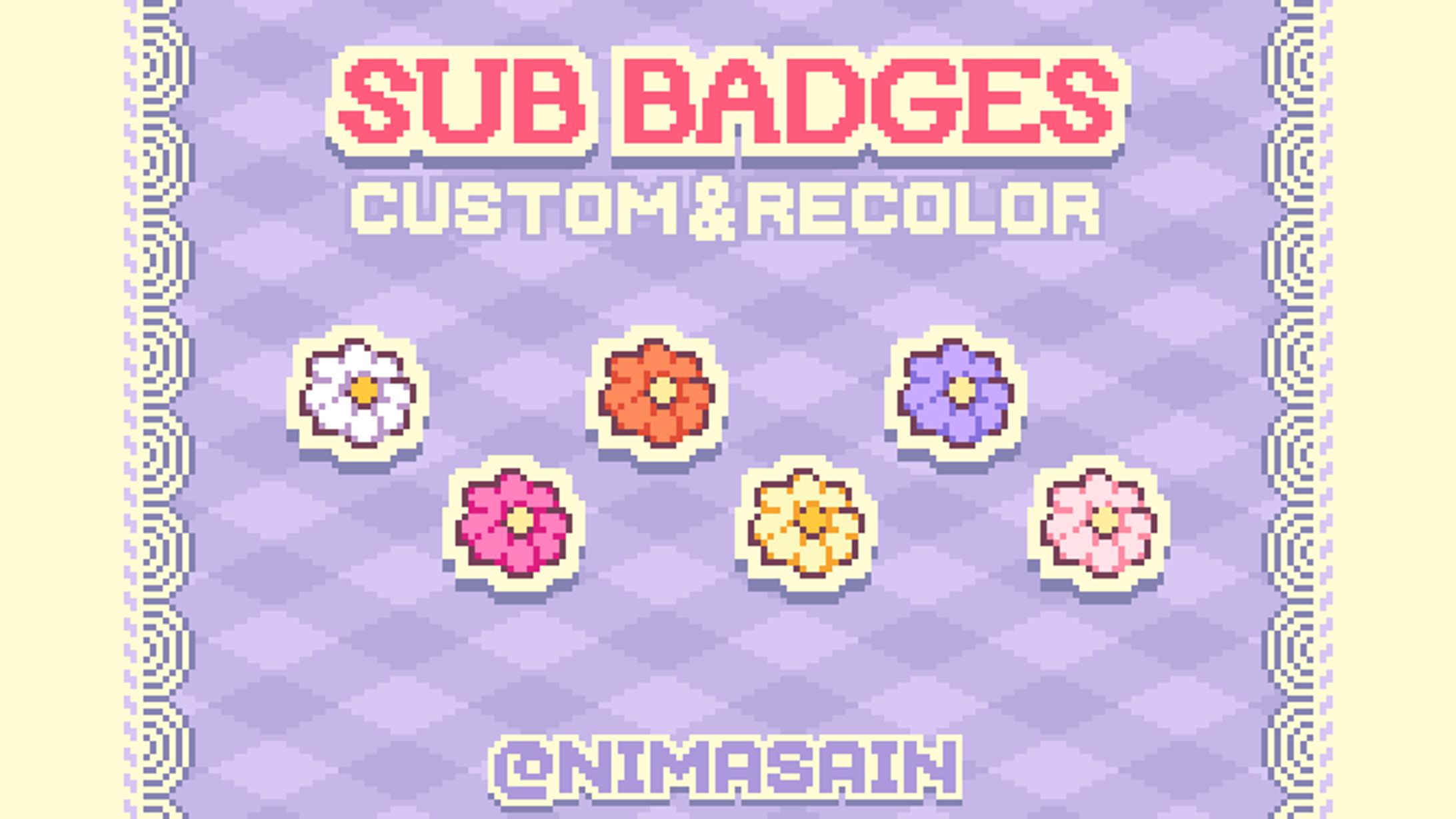 Flower Badges-1