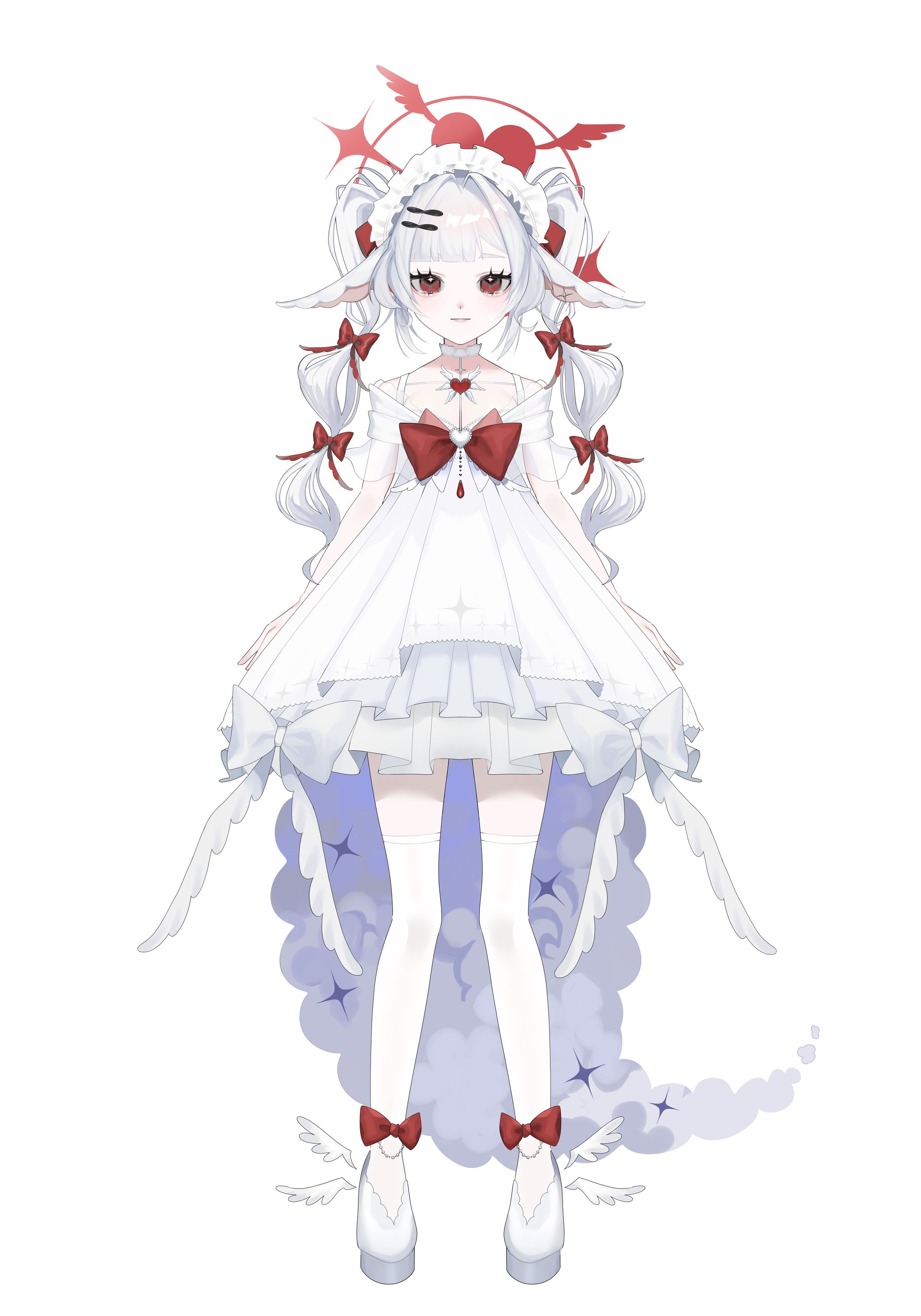 赤白ロリータの女の子 -1