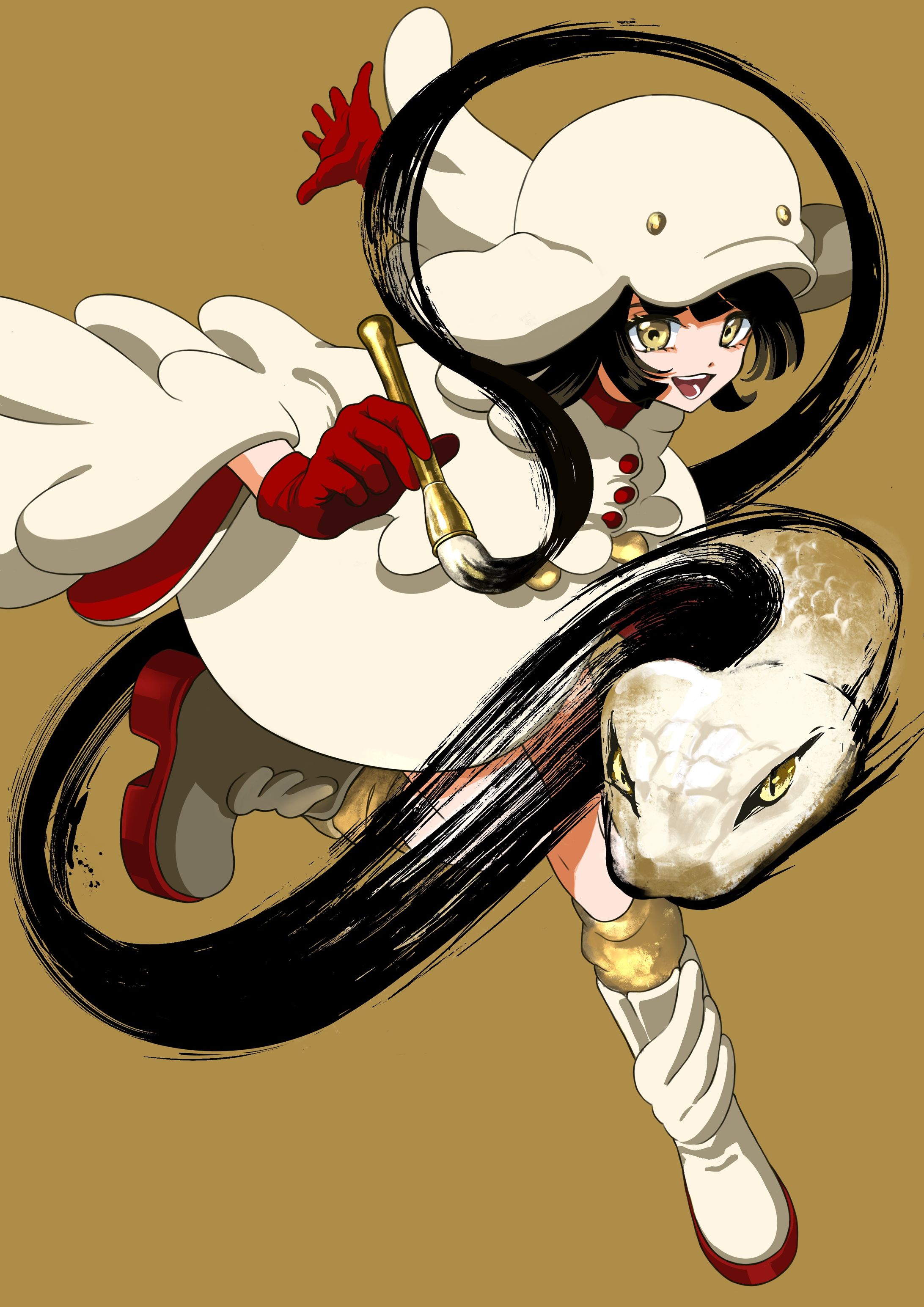 【仕事絵】2025年新年挨拶イラスト-1