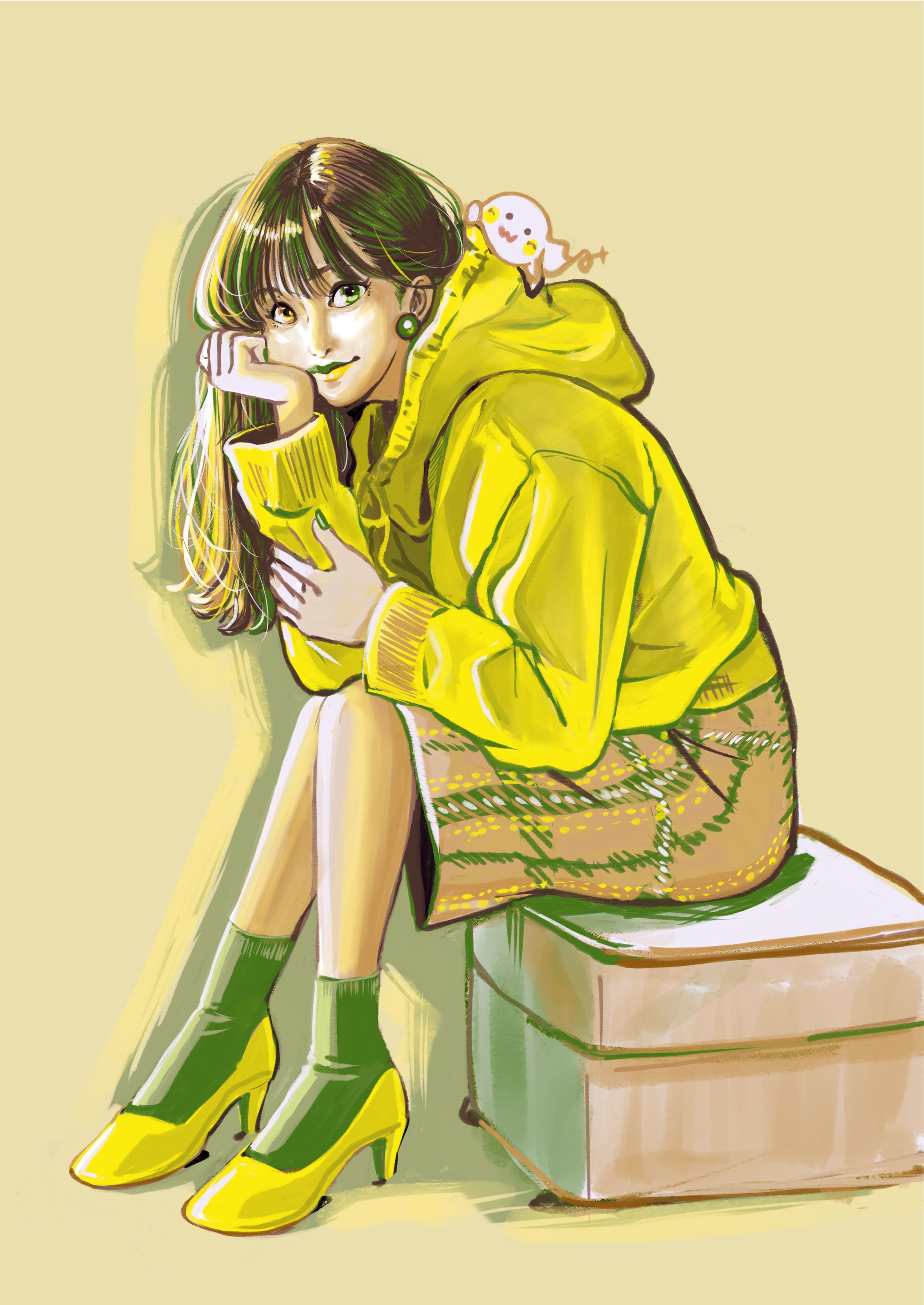 Yellow girl-1