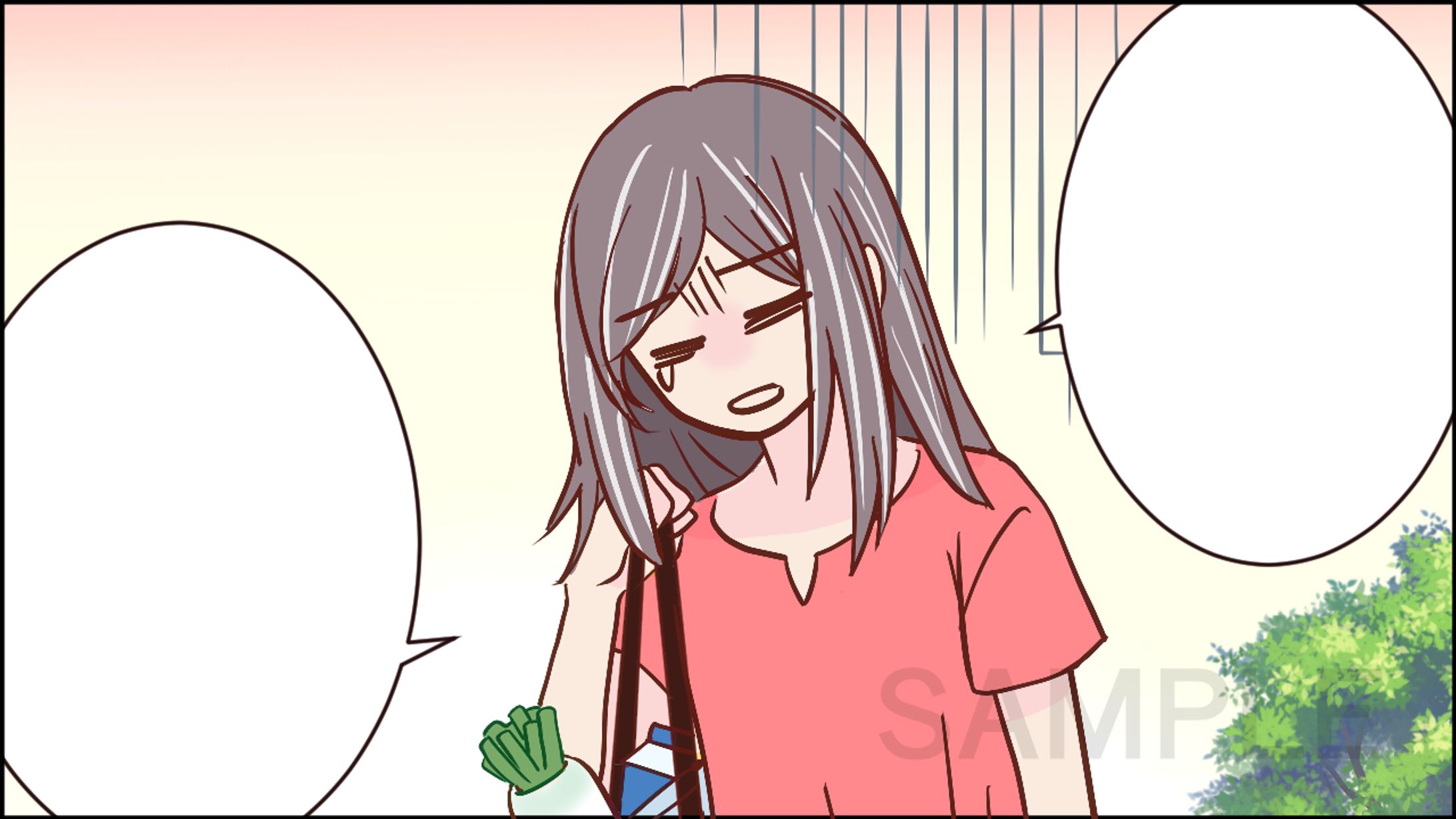 サンプル漫画：白髪染め広告-1