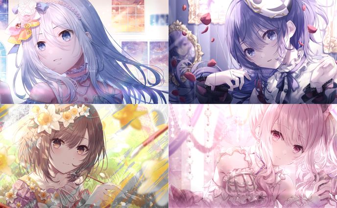 ニゴ1周目バナー絵まとめ