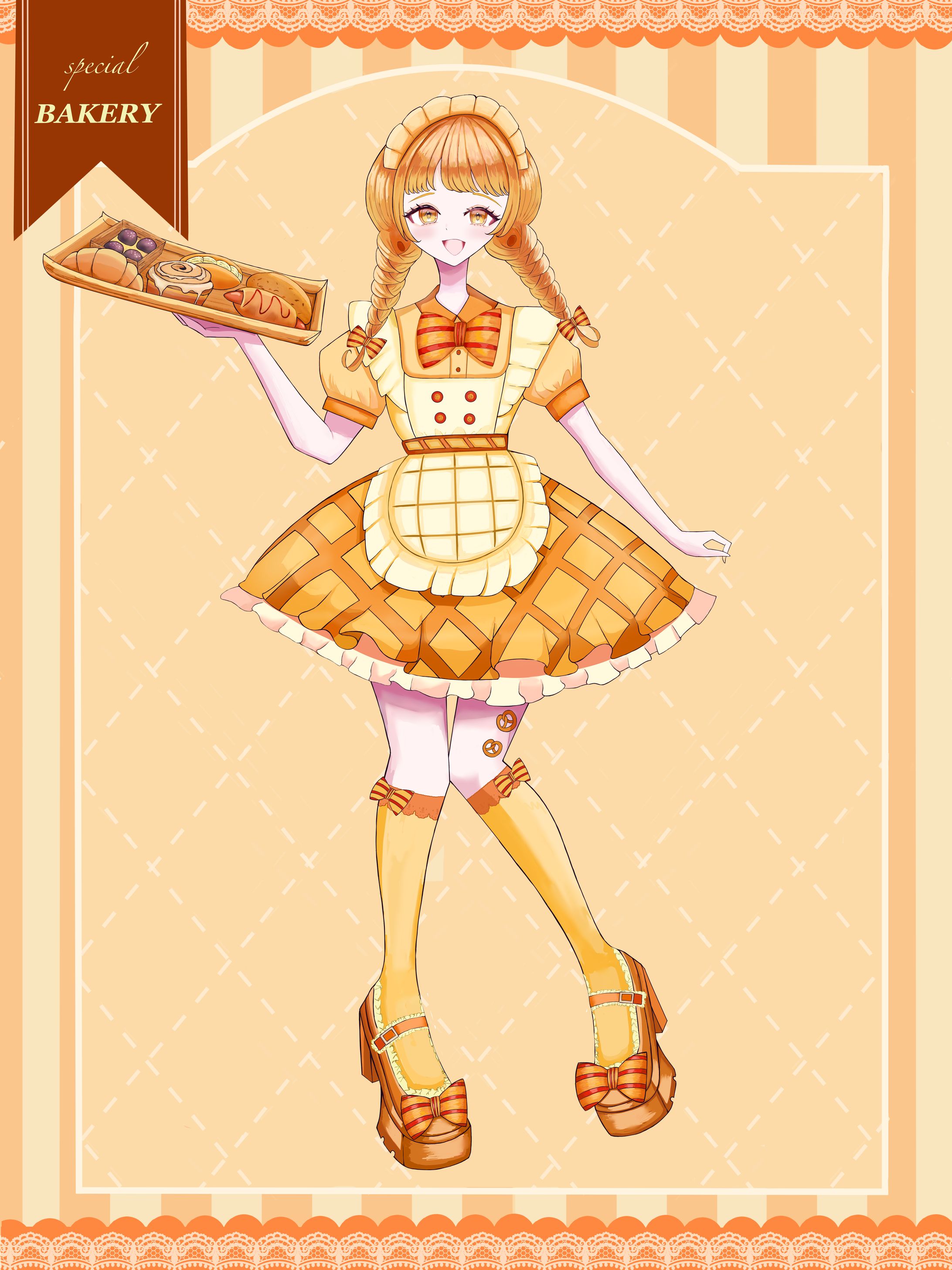 パン立ち絵イラスト🥐-1