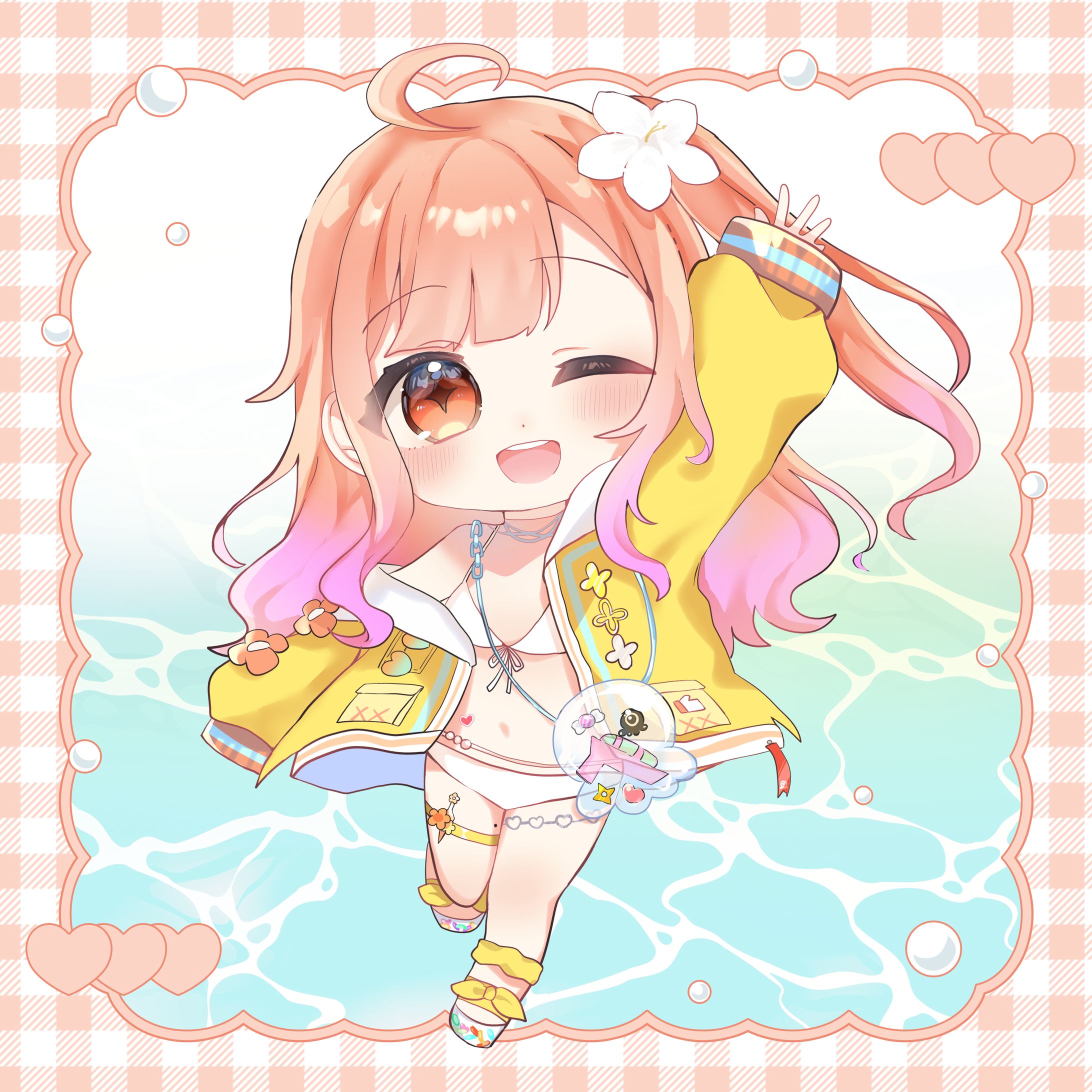 WORKS｜蛸壺みやび『新衣装記念』イラスト-1