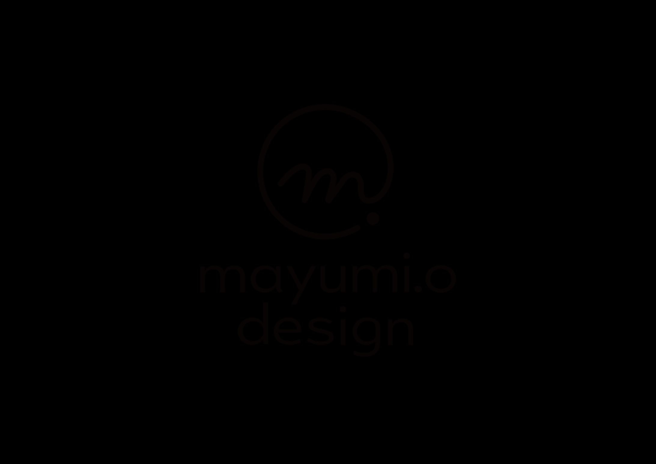 ロゴ/mayumi.o design-1