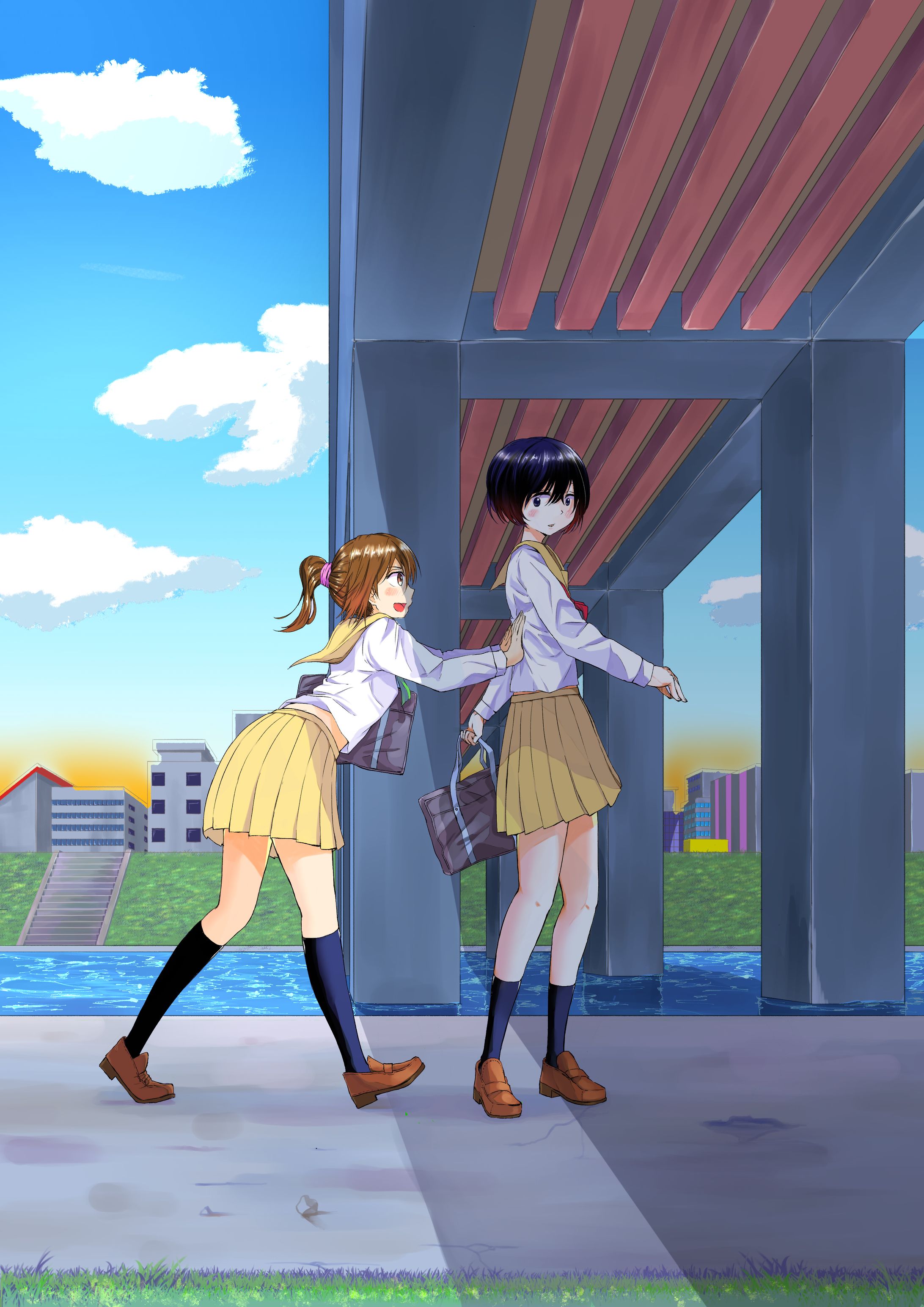 橋の下で-1